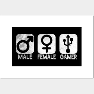 Gamer Shirt Symbol Posters and Art